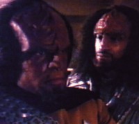 Worf und sein Bruder Kurn