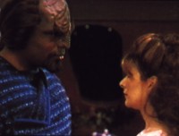 Worf und Troi hatten eine kurze Beziehung